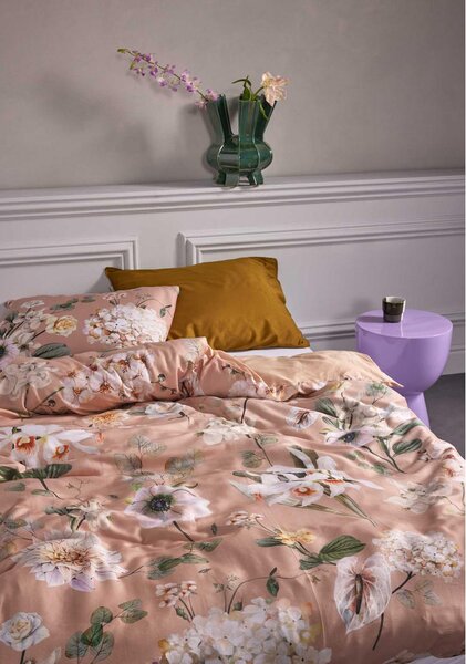 POSTELJNINA NOE 135/200 cm saten pink