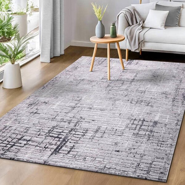 TKANA PREPROGA Evra 120/160 cm tkano temno siva