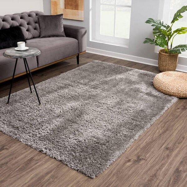 PREPROGA Z VISOKIM FLOROM Porto 120/170 cm tkano temno siva