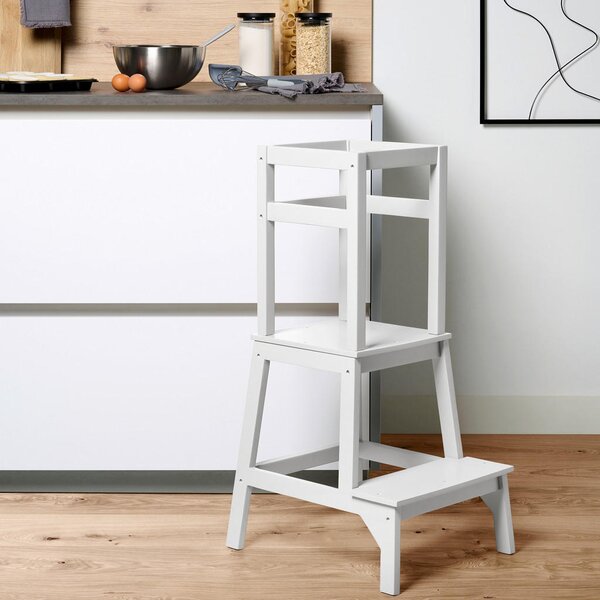 POMAGALČEK Tower 42,3/50,4/91 cm bela