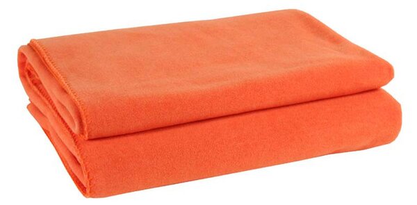 ODEJA SOFT FLEECE, ORANŽNA Soft-Fleece 160/200 cm oranžna