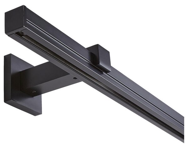 SET ZA DROG ZA ZAVESE 120 cm črna