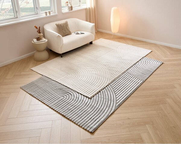TKANA PREPROGA Granada 80/150 cm tkano krem barve