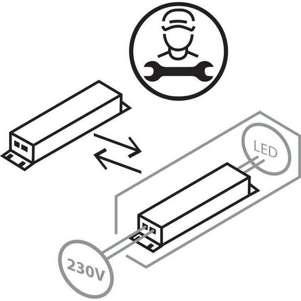 STROPNA LED-SVETILKA Irvine 28 W 3300 lm 2700-6500 K 220-240 V