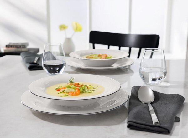 JEDILNI SERVIS 12/1 Grey Lines