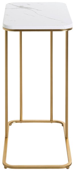 MIZICA, 45/67/30 cm bela, zlate barve