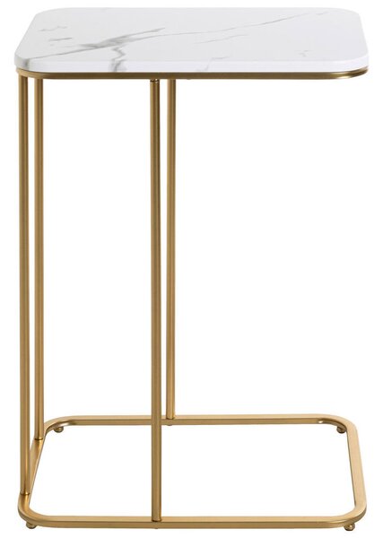 MIZICA, 45/67/30 cm bela, zlate barve
