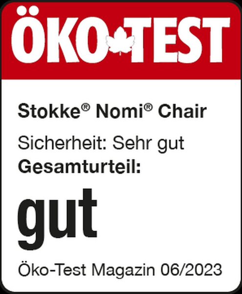 STOLČEK ZA HRANJENJE NOMI CHAIR OAK 52/83,50/59 cm siva, barve hrasta
