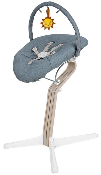 STOLČEK ZA HRANJENJE 52/59/83,5 cm barve hrasta