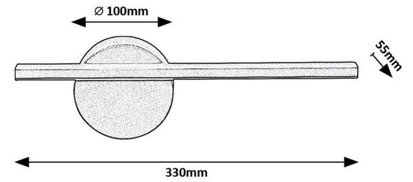 LED-SVETILKA ZA SLIKE Sabira 5.5/33 cm