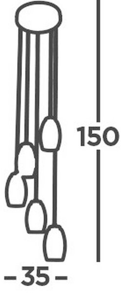 VISEČA LED-SVETILKA 1960 lm 3000 K 230 V