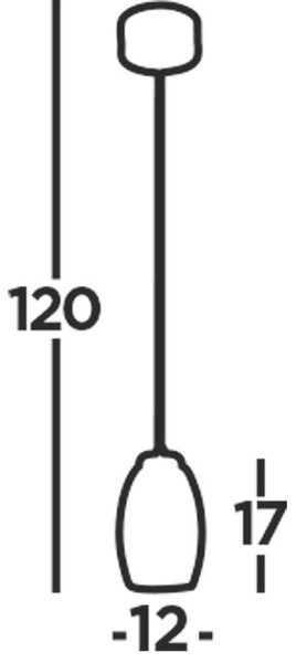 VISEČA LED-SVETILKA Cyclone LED 6W W 382 lm 3000 K 220-240 V