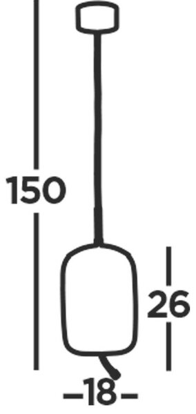 VISEČA NIHALNA LED-SVETILKA Lisbon 7 W 264 lm 2700 K 230 V
