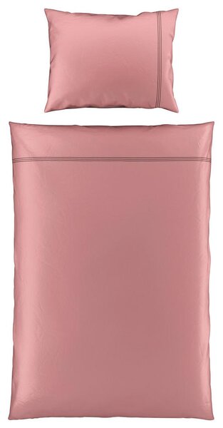 POSTELJNINA MAVIE 140/200 cm saten roza