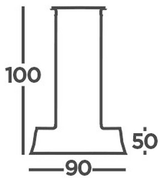 VISEČA SVETILKA Voyager 90/20/100 cm E27