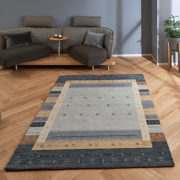 ORIENTALSKA PREPROGA Baba Jan 200/300 cm tkano srebrne barve
