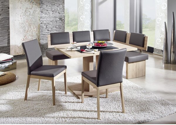 KOTNA KLOP, tekstil, leseni material siva, barve hrasta