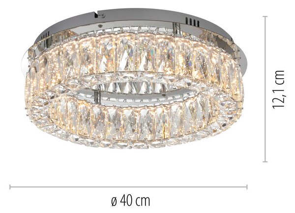 STROPNA LED-SVETILKA 21,5 W 3000 K 230 V