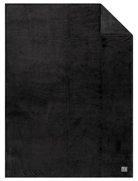 DEKORATIVNA ODEJA UNI 150/200 cm črna