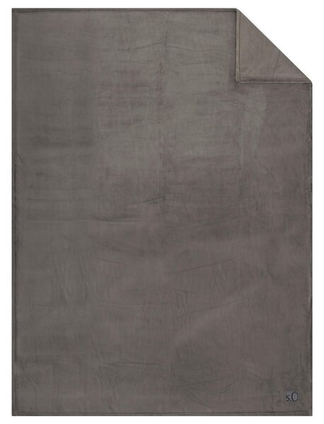 DEKORATIVNA ODEJA UNI 150/200 cm sivorjava