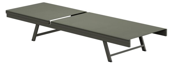LEŽALNIK aluminij prašno lakirano zelena