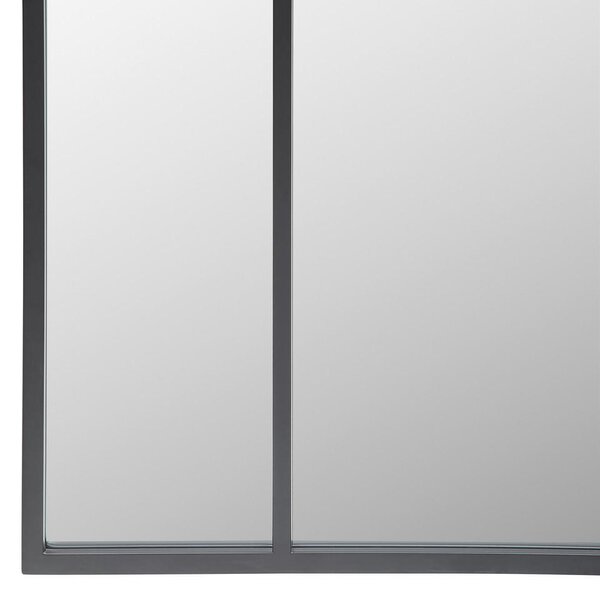 STENSKO OGLEDALO, 70/180/2,5 cm kovina, steklo, leseni material
