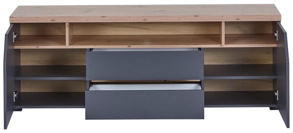 TV MIZICA antracit, hrast artisan