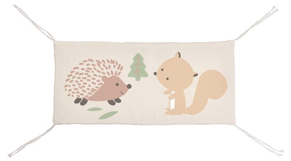 OBLOGA ZA POSTELJICO Pretty Forest 32/40/20 cm tkano večbarvno, rjavosiva