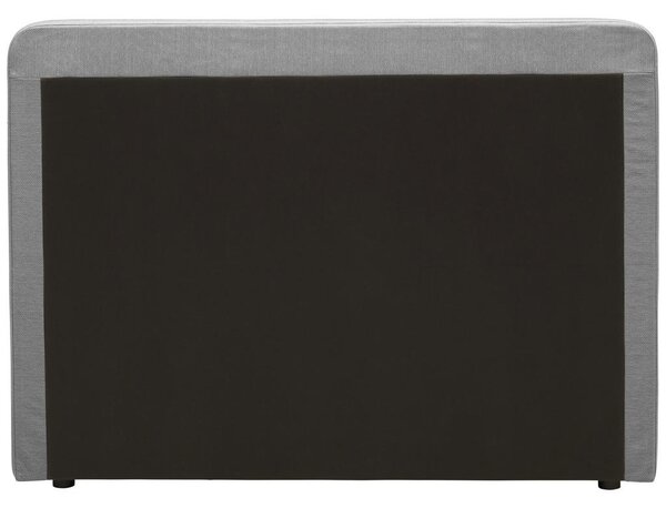 POSTELJA Z VZMETNICO 140 cm x 200 cm , svetlo siva