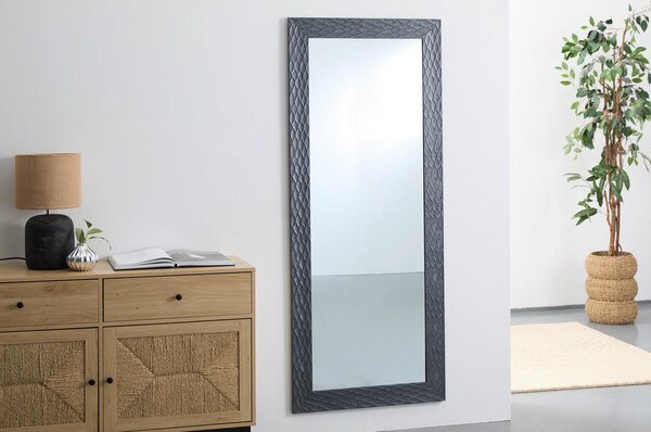 STENSKO OGLEDALO, 70/170/1,6 cm umetna masa, steklo, leseni material