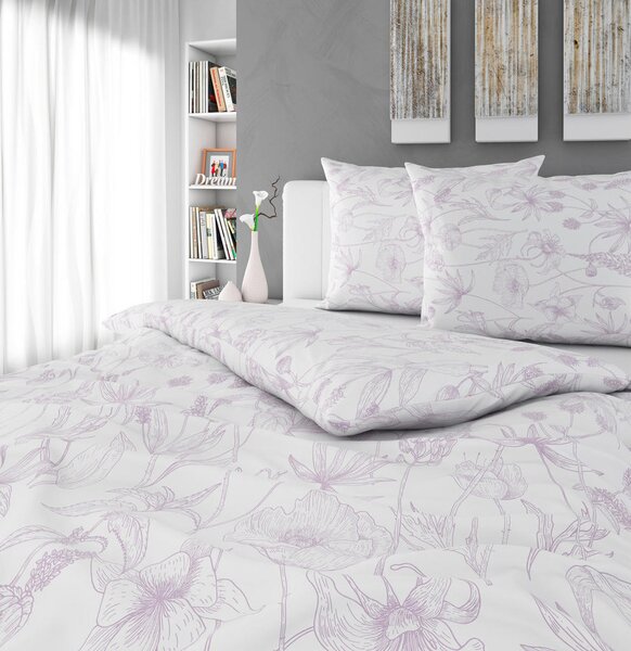 POSTELJNINA SELINA 200/200 cm renforcé roza