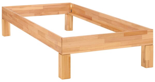 FUTONSKA POSTELJA 90 cm x 220 cm , les bukev (jedrovina)