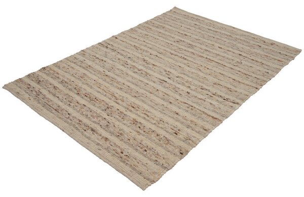 ROČNO TKANA PREPROGA Nova 200/290 cm tkano krem barve