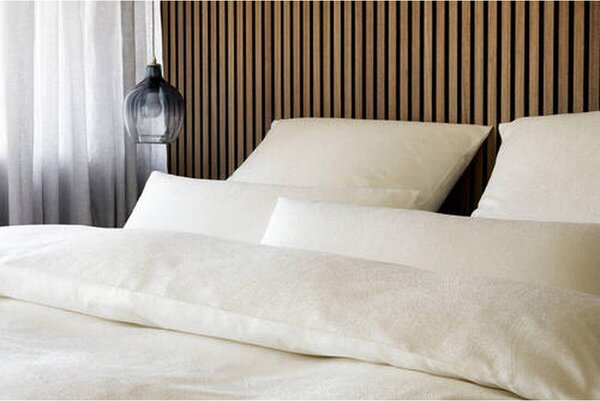 POSTELJNINA PAISLEY 140/200 cm damast krem barve
