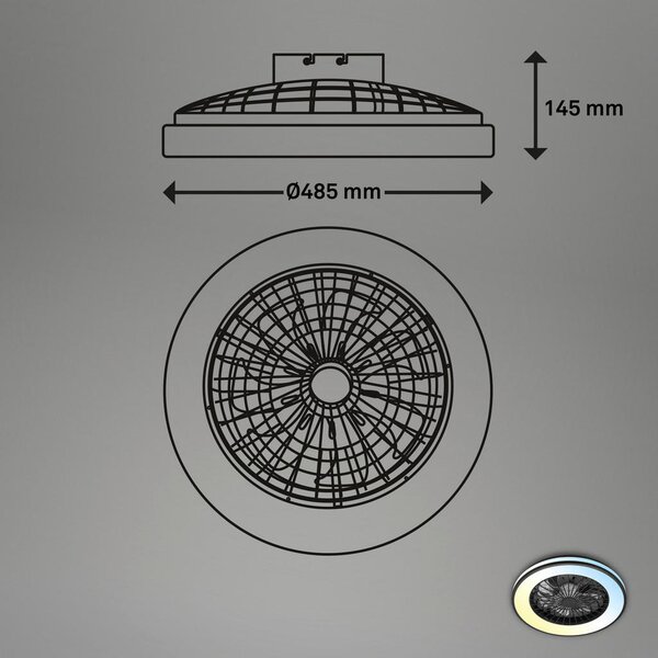 STROPNI VENTILATOR 3000-6500 K