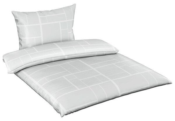 POSTELJNINA ALINE 140/200 cm saten siva