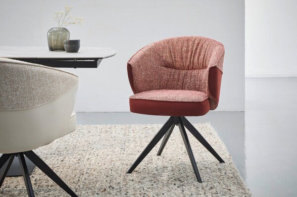NASLANJAČ, kovina, tekstil rdeča, črna