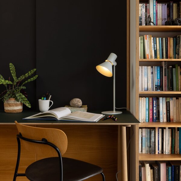 Anglepoise Namizna svetilka tipa 80 T1, GRAU, 48 cm, kovinska, Siva, Dnevna soba / jedilnica, Aluminij, Dizajn