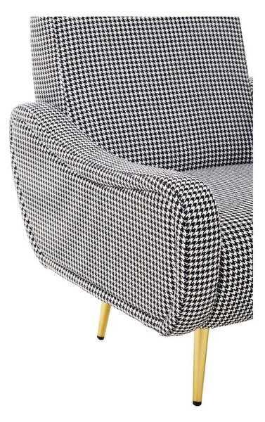 Črno-bel fotelj Holli – Premier Housewares