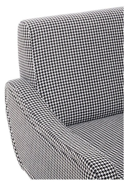 Črno-bel fotelj Holli – Premier Housewares