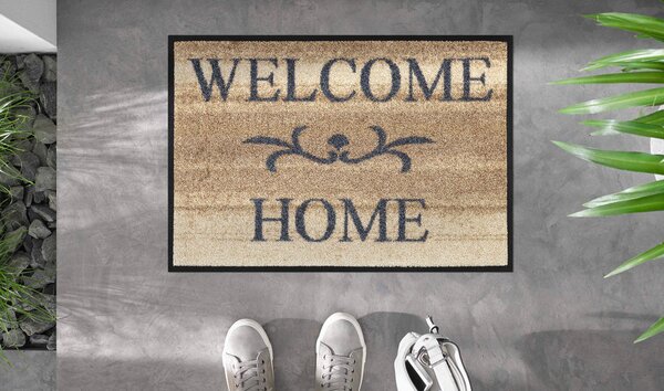 PREDPRAŽNIK Welcome Home 40/60 cm potiskano barve bezga, bež