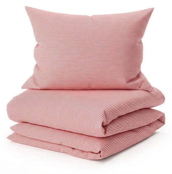 Bombažna posteljnina LINIE PINK roza Dimenzije posteljnine: 70 x 90 cm | 140 x 200 cm