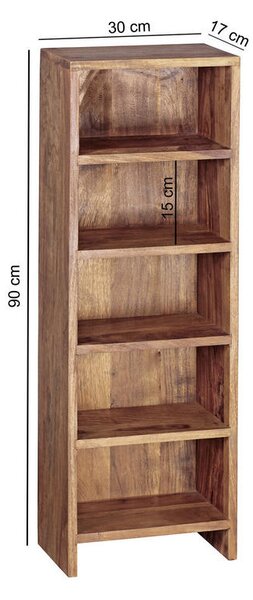 REGAL ZA CD-JE 30/90/17 cm barve indijskega rožnega lesa