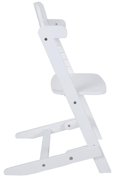 STOLČEK ZA HRANJENJE Brunch 63/48,5/81 cm bela