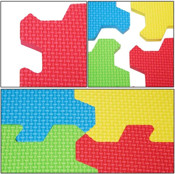 Penasta podloga za otroke PUZZLE, 86 kosov, večbarvna Spielwerk