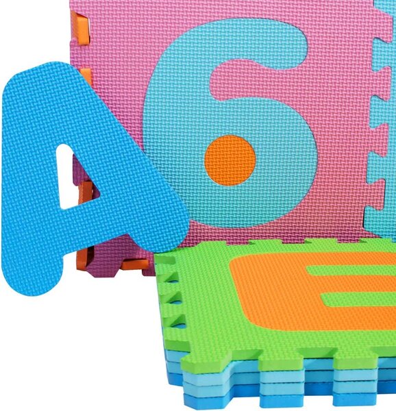 Penasta podloga za otroke PUZZLE, 86 kosov, večbarvna Spielwerk