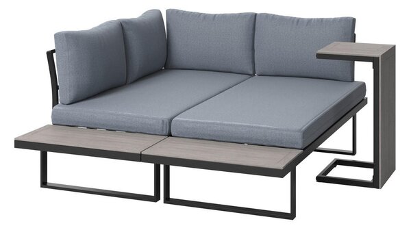 LOUNGE GARNITURA tkanina aluminij