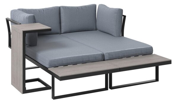 LOUNGE GARNITURA tkanina aluminij