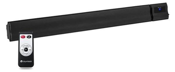 Blumfeldt Cosmic Beam Plus XXL, infrardeči grelnik, 3000 W, daljinski upravljalnik, črn
