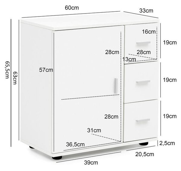 SPODNJA OMARICA 60/65,5/33 cm